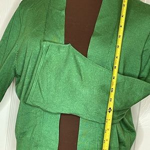 99 Jane Street Bell Sleeved Green Shrug Cardigan Sweater XL - NWOT